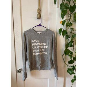 Spiritual Gangster Gray Sweater with White Text